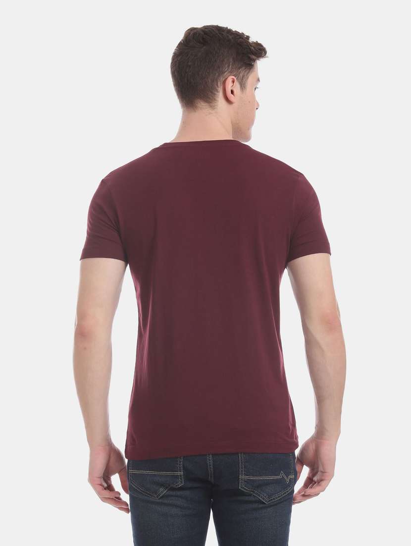 red front print t-shirt - 18332183 - Standard Image - 2