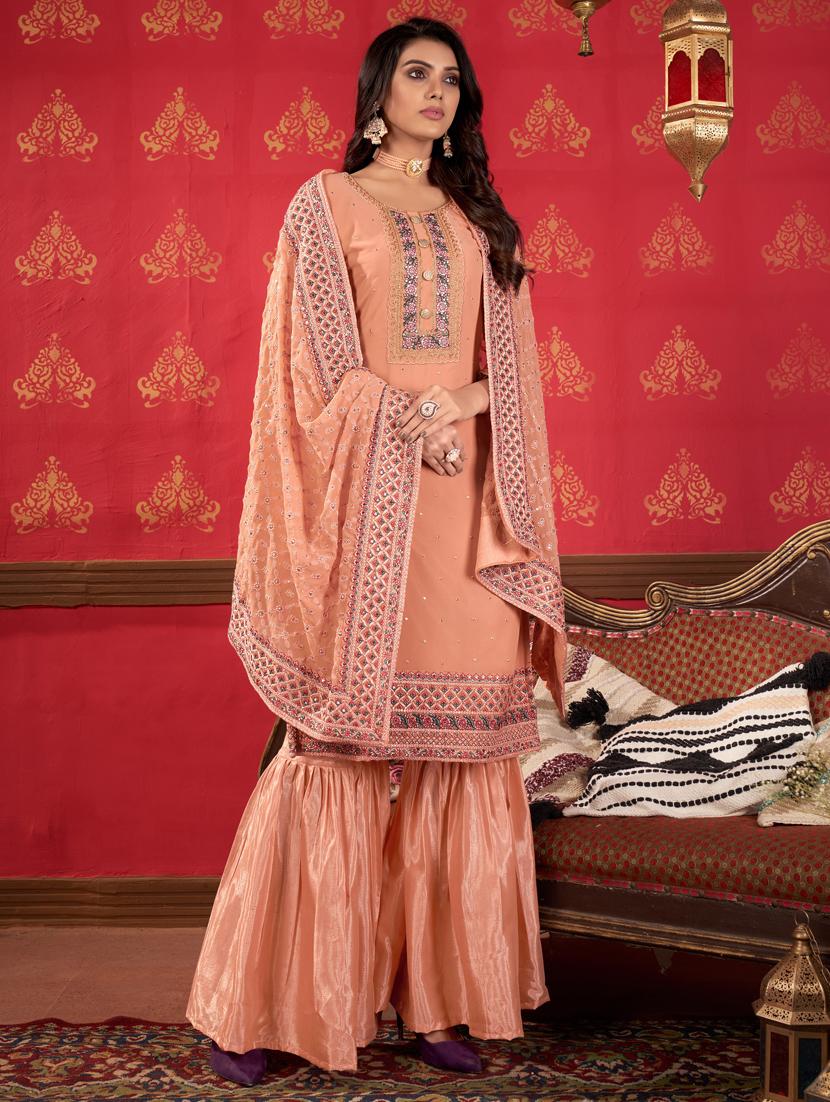 embroidered unstitched suit set - 18333345 -  Zoom Image - 0