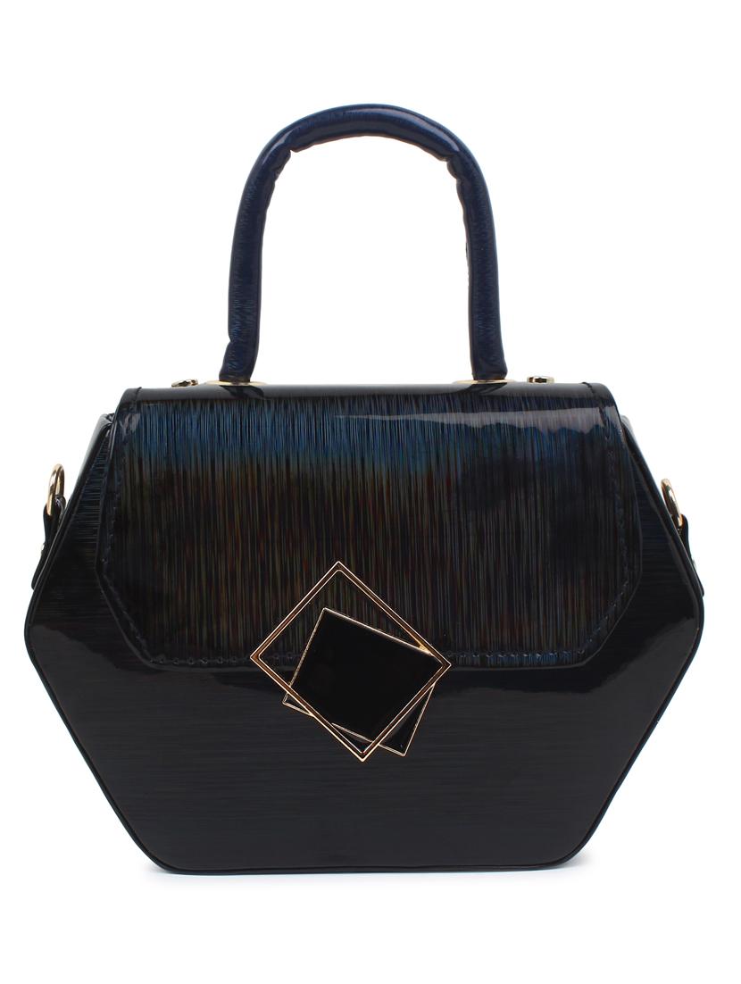black solid regular sling bag - 18334491 - Standard Image - 2