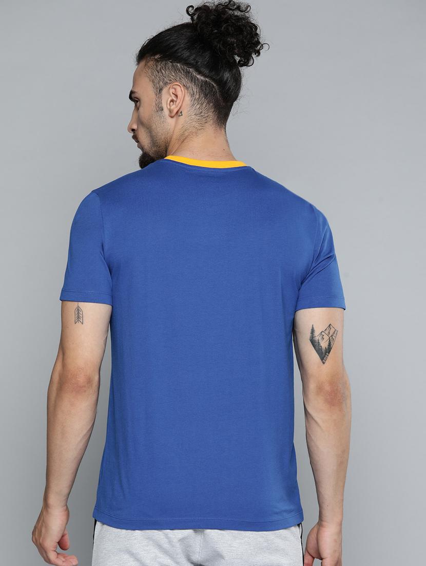 blue chest print t-shirt - 18334855 - Standard Image - 2
