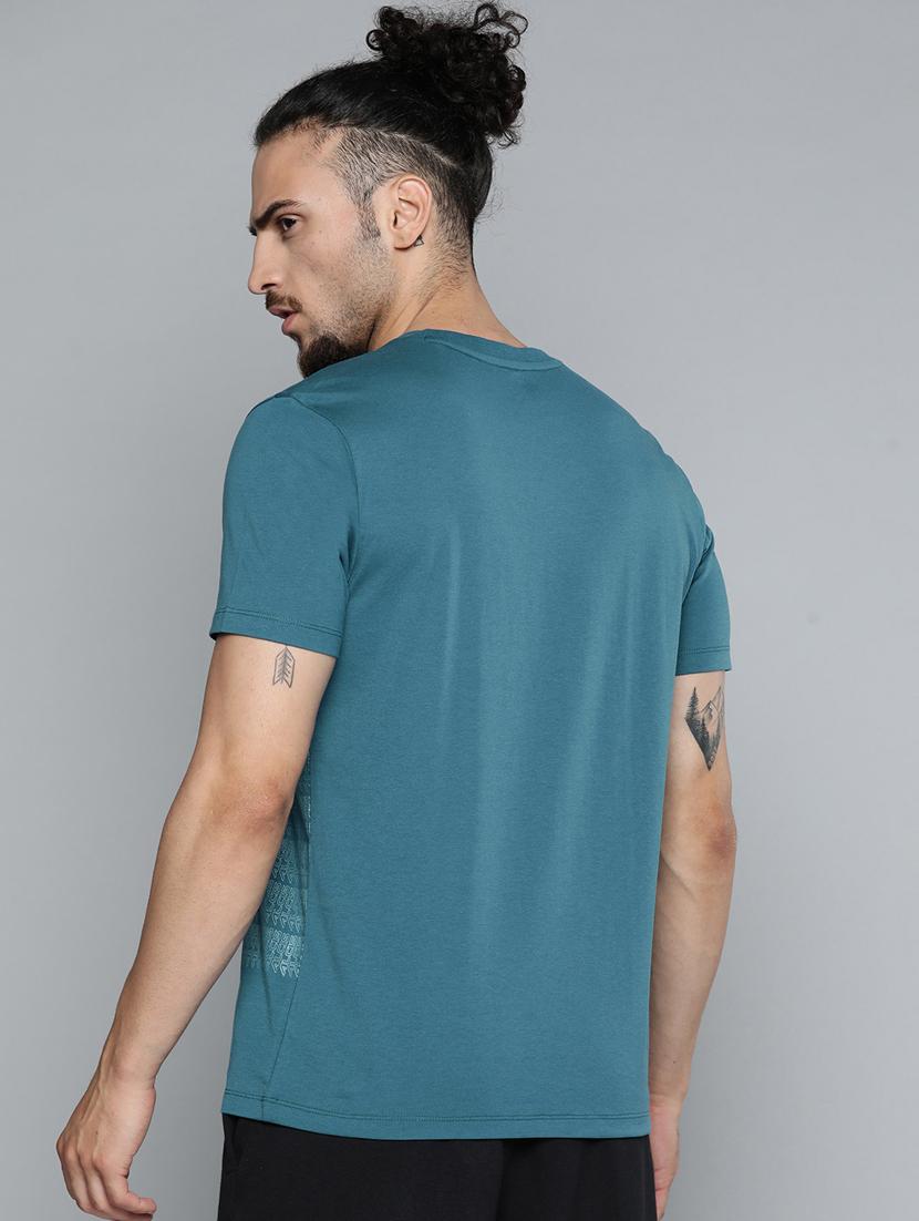 blue chest print t-shirt - 18334864 - Standard Image - 2