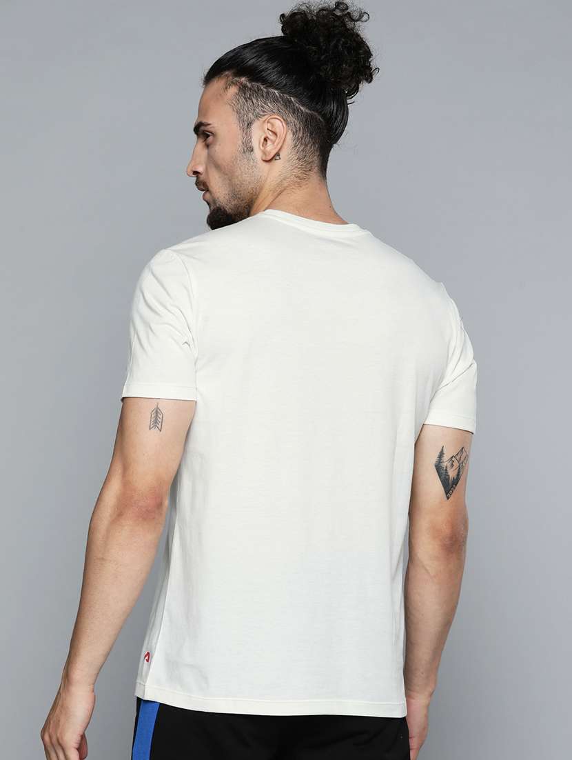 white chest print t-shirt - 18334866 -  Standard Image - 2