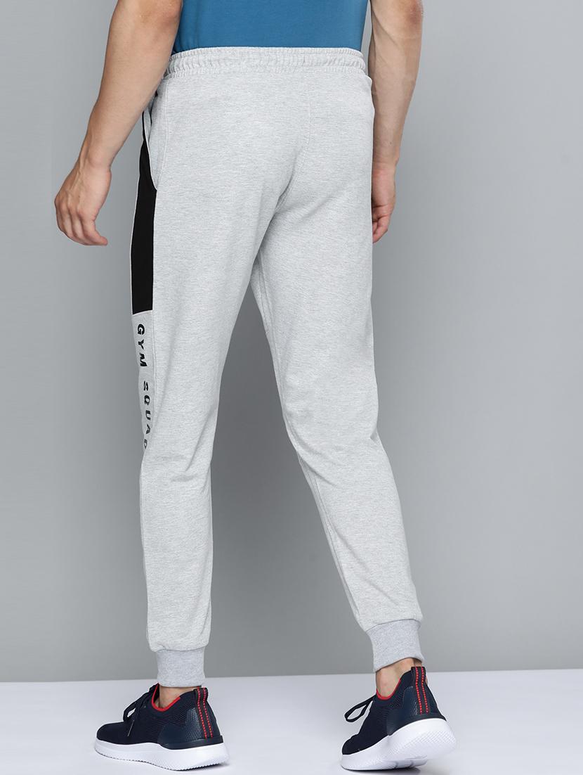 grey solid full length track pant - 18334888 - Standard Image - 2