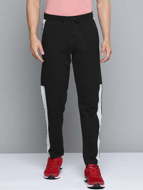 black side taped  full length track pant - 18334894 -  Standard Image - 0