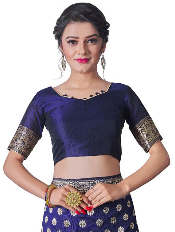 jacquard work banarasi saree - 18335732 - Standard Image - 2