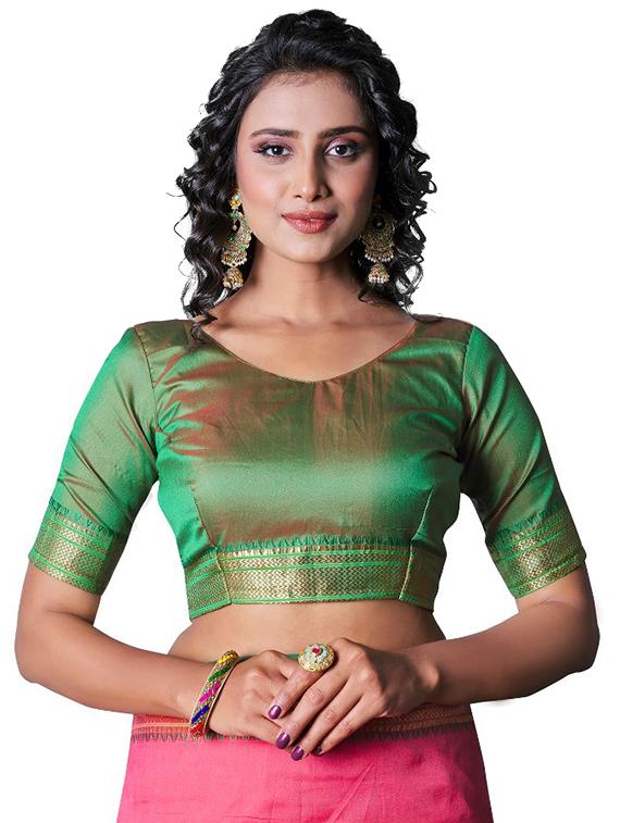 jacquard work banarasi saree with blouse - 18335746 - Standard Image - 2