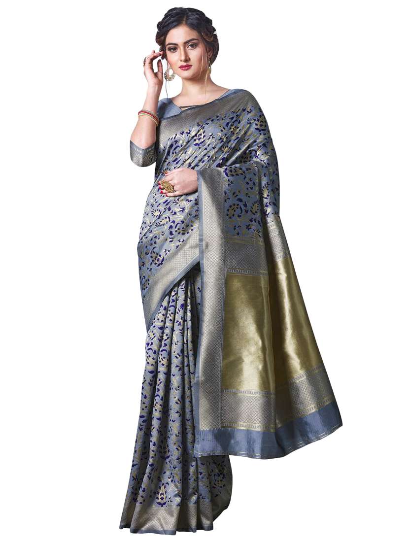 jacquard work banarasi saree with blouse
