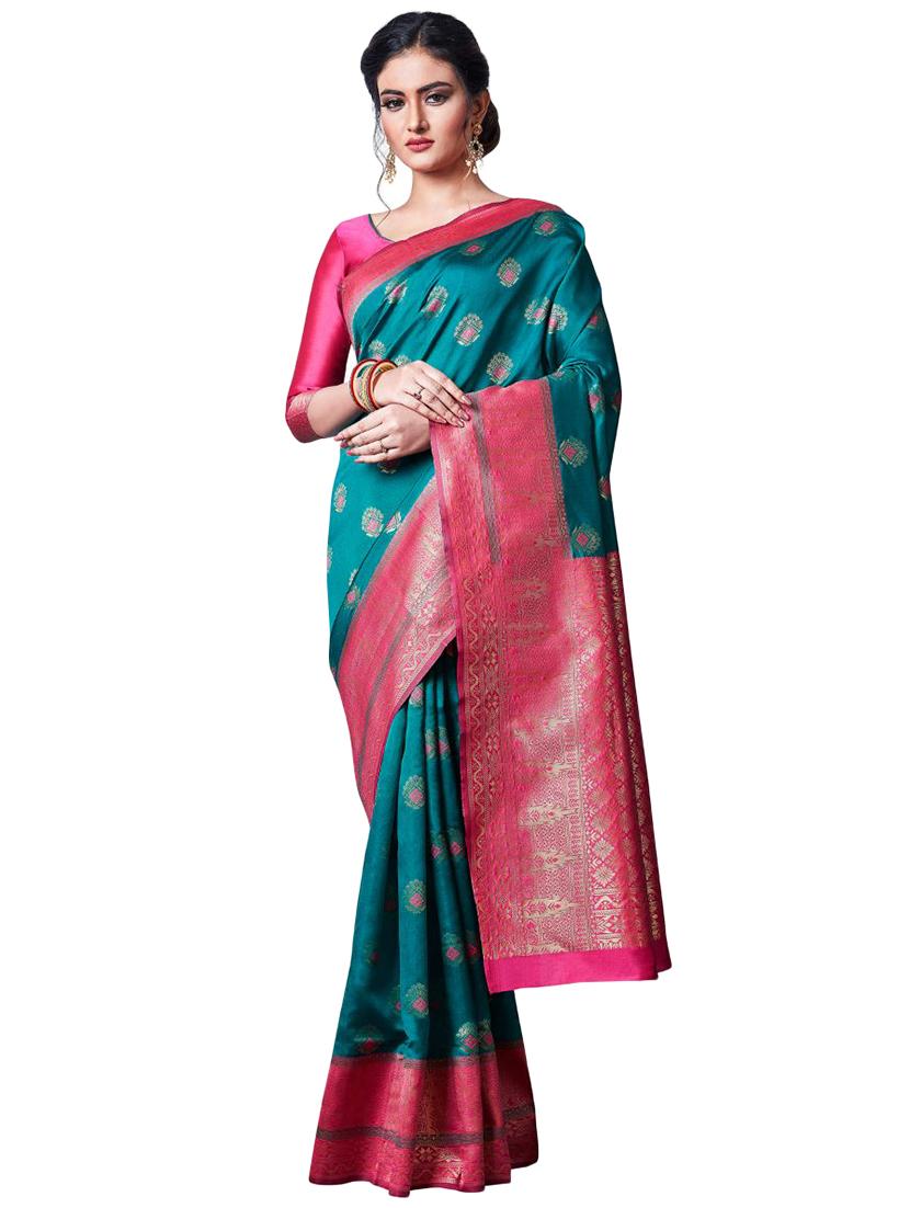 jacquard work banarasi saree with blouse