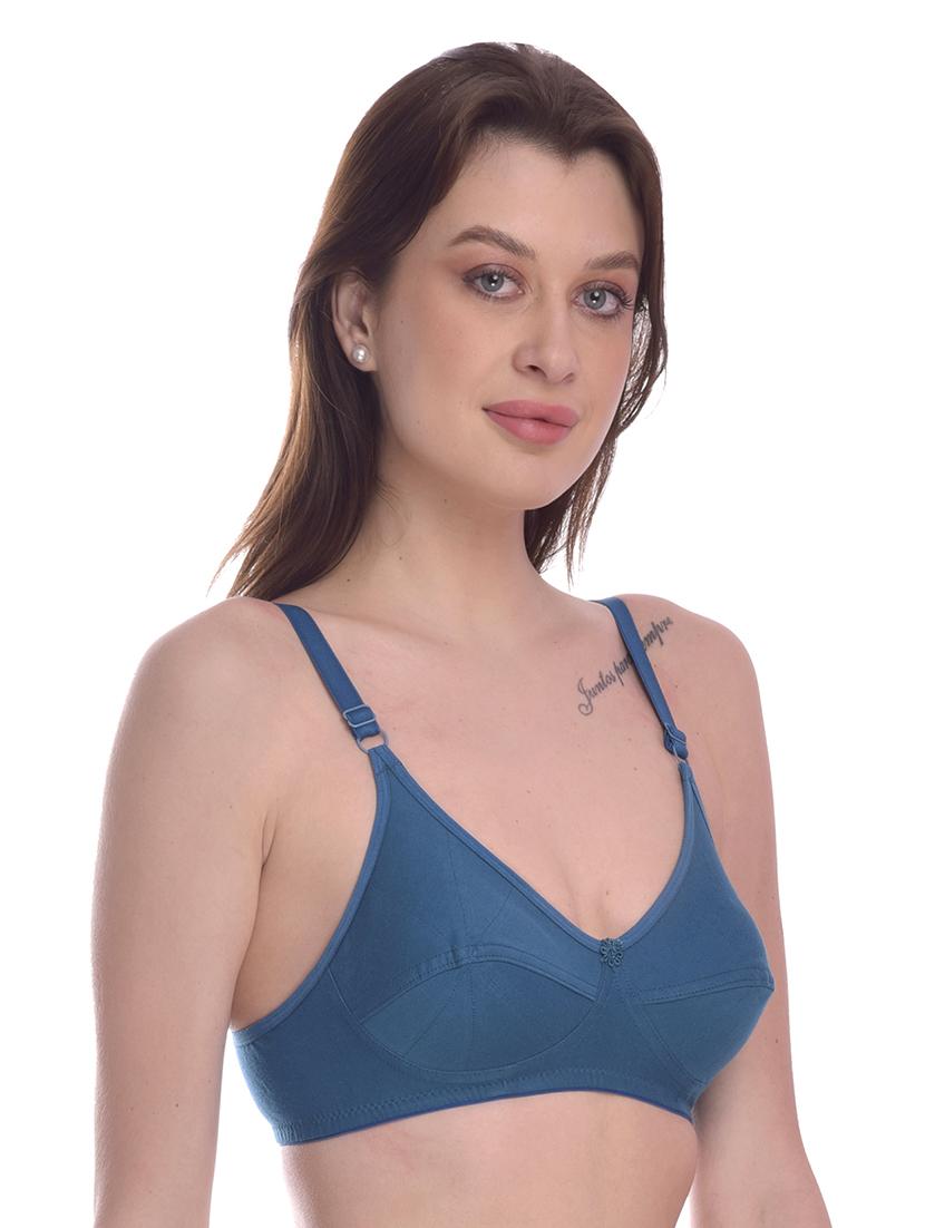 teal solid regular bra - 18335812 - Standard Image - 2