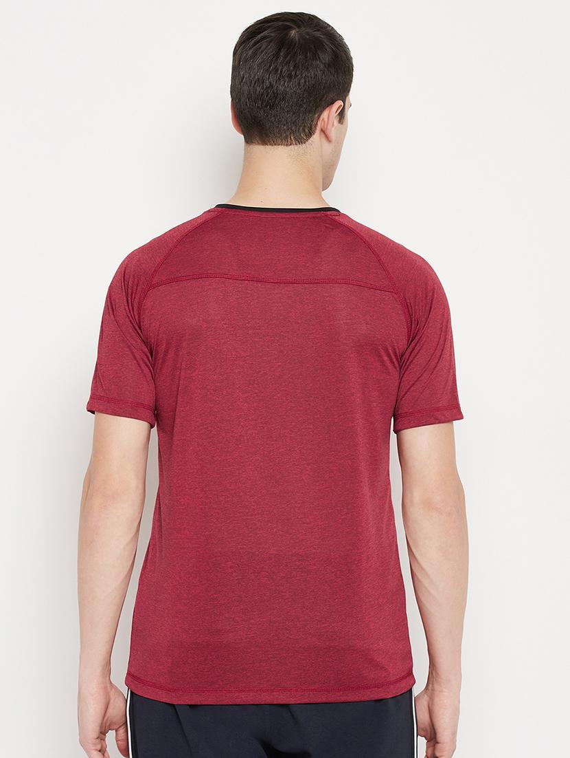red chest print t-shirt - 18335852 - Standard Image - 2
