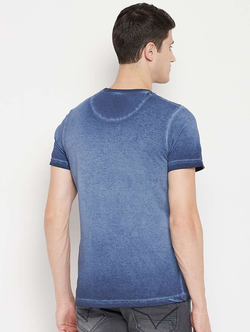 navy blue all over print t-shirt - 18335857 -  Standard Image - 2