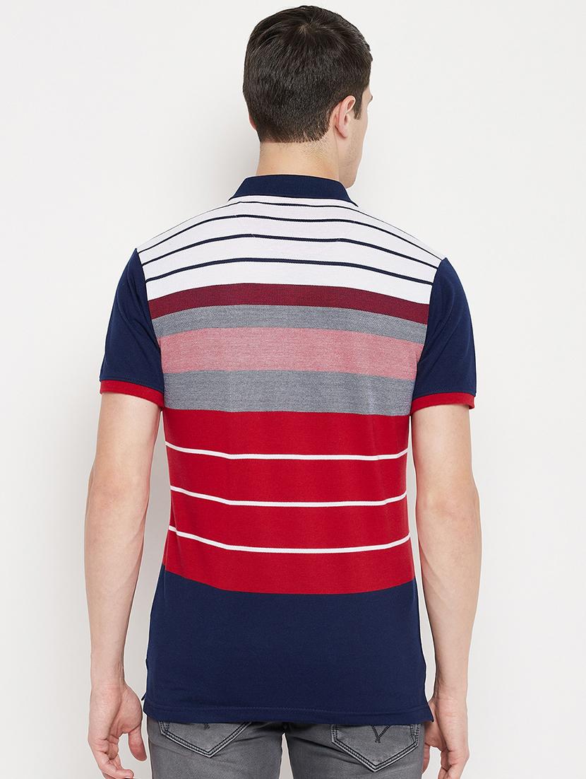 red striped polo t-shirt - 18335892 - Standard Image - 2