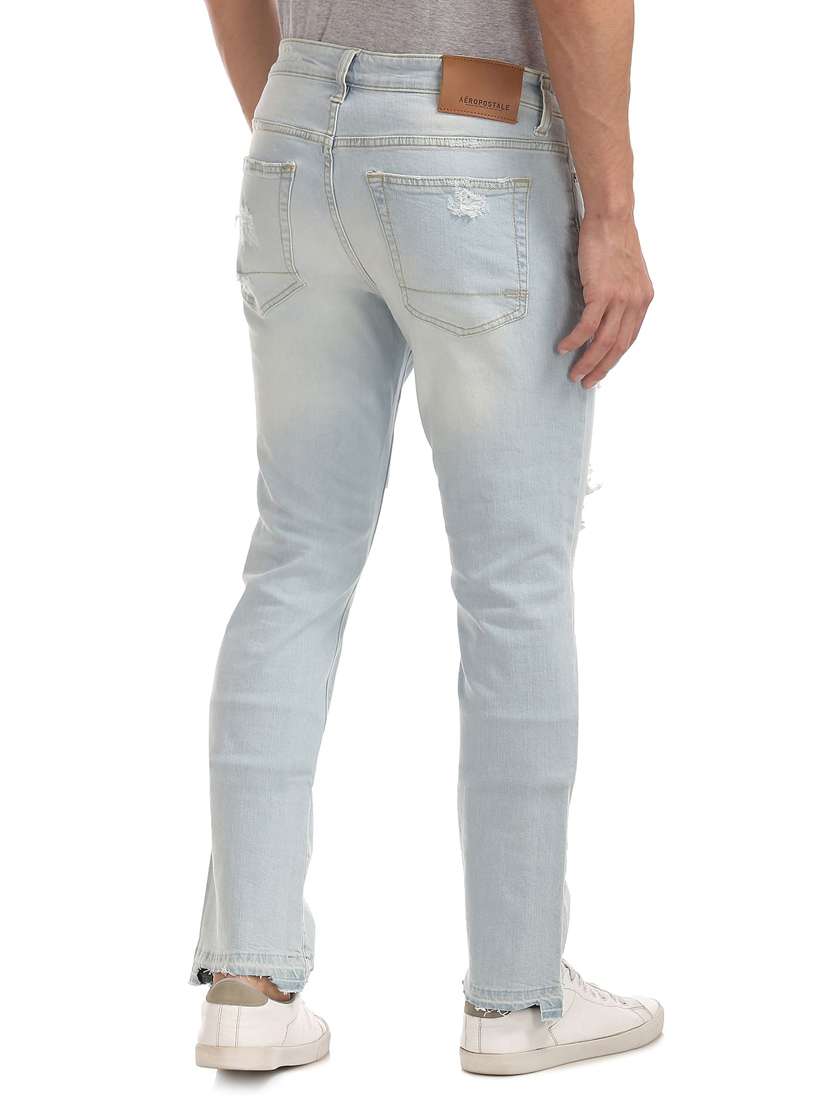 light blue solid washed jean - 18336845 -  Standard Image - 2
