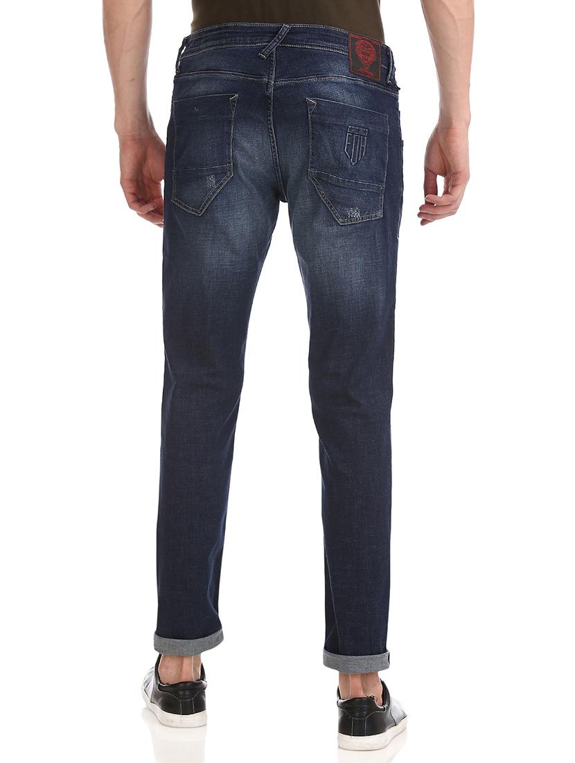 dark blue solid washed jean - 18336846 - Standard Image - 2