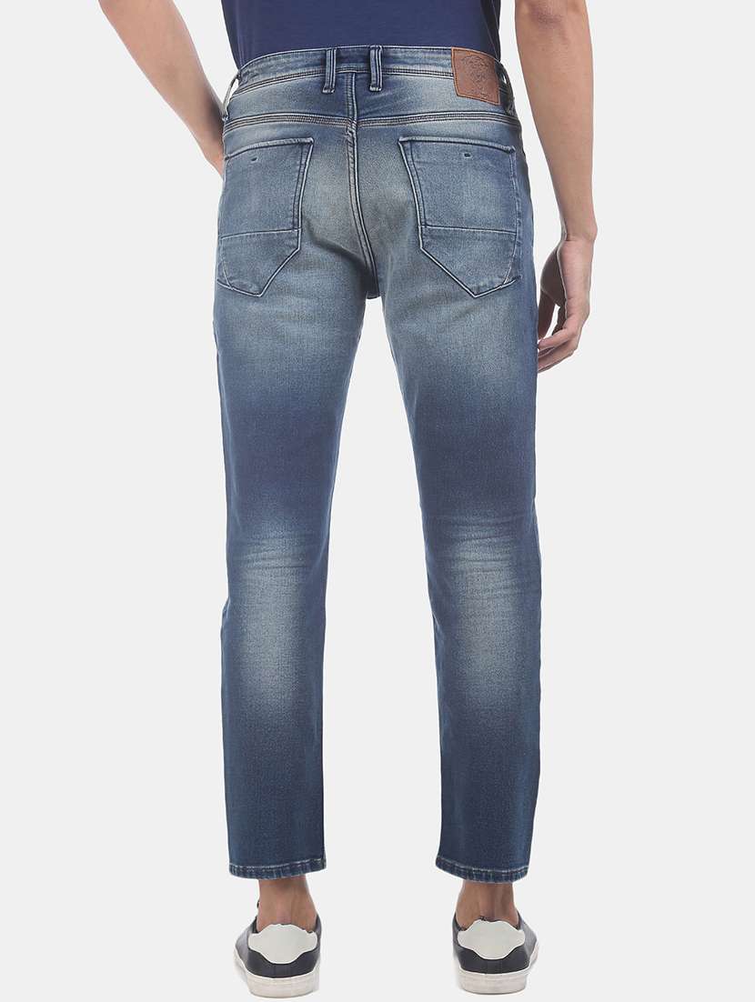 dark blue solid washed jean - 18336862 - Standard Image - 2