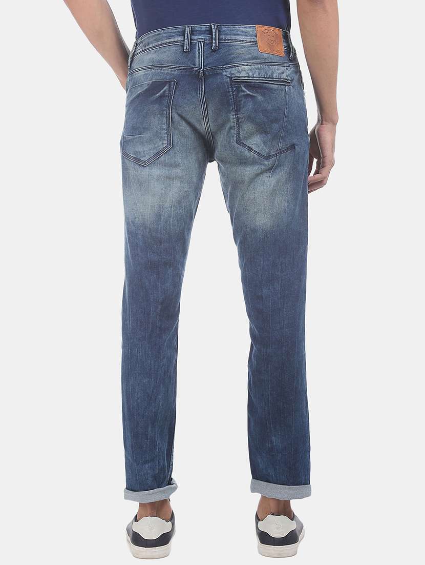 dark blue solid washed jean - 18336864 - Standard Image - 2