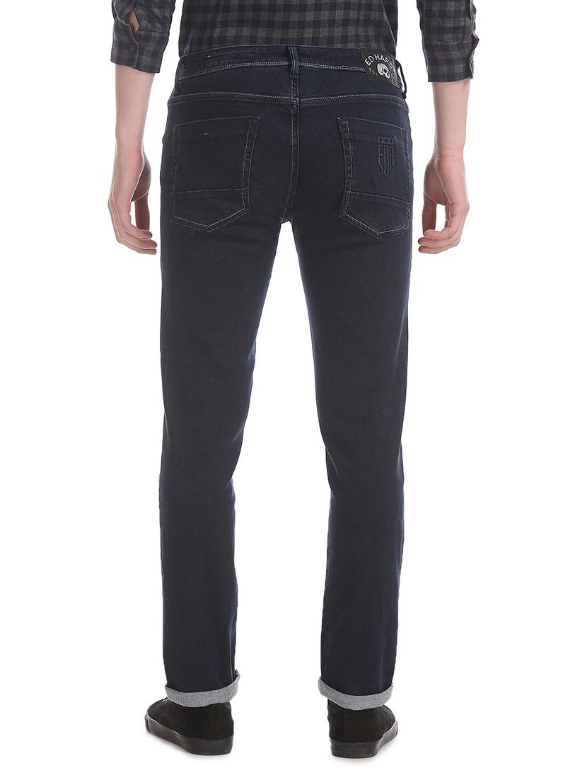 dark blue solid washed jean - 18336865 - Standard Image - 2