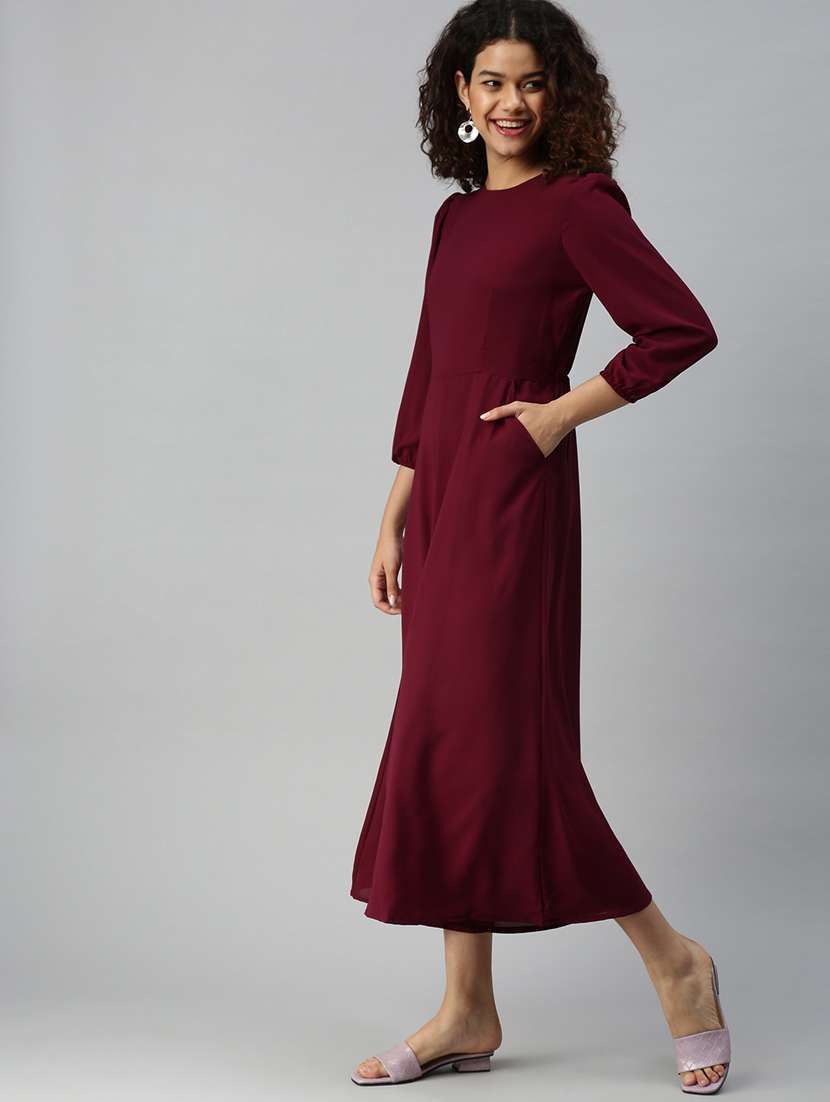 round neck solid wide leg jumpsuit - 18336949 -  Standard Image - 2