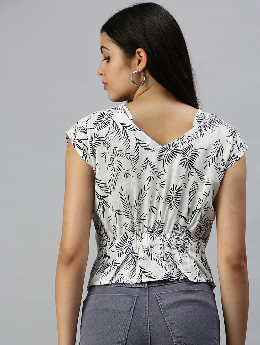 women's straight round neck top - 18337140 -  Standard Image - 2