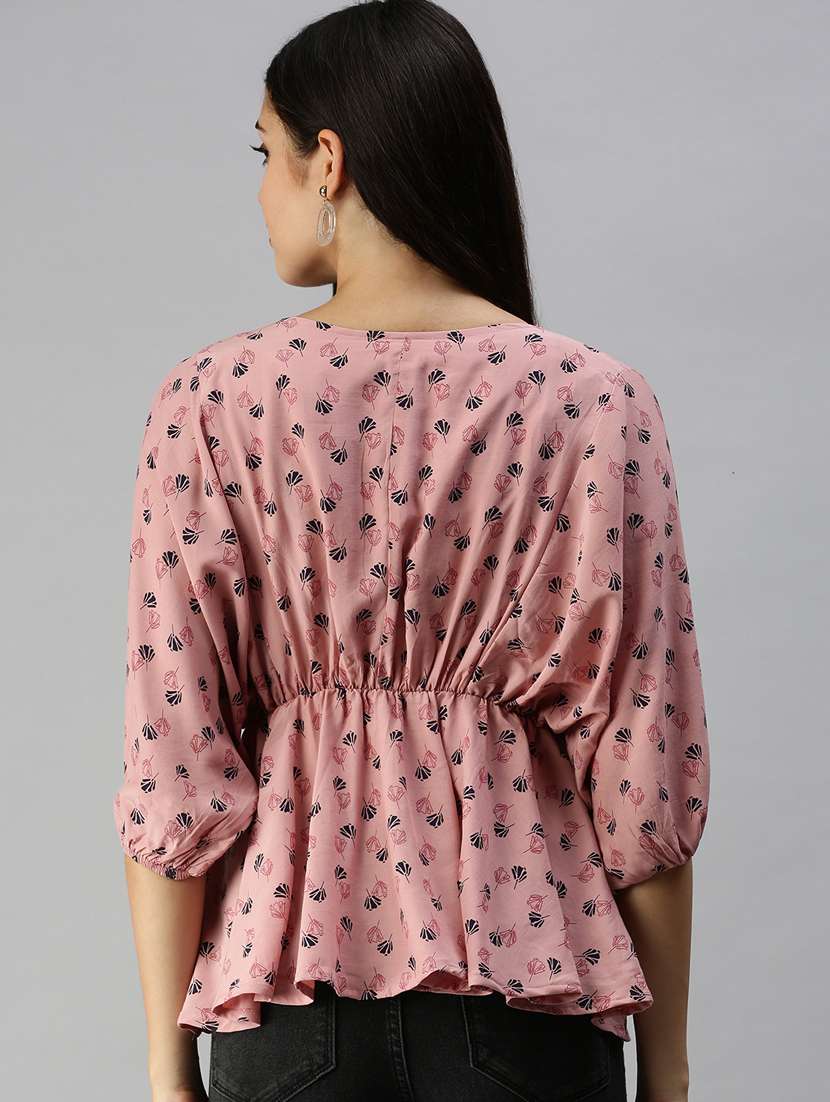 women's a line v neck top - 18337165 -  Standard Image - 2