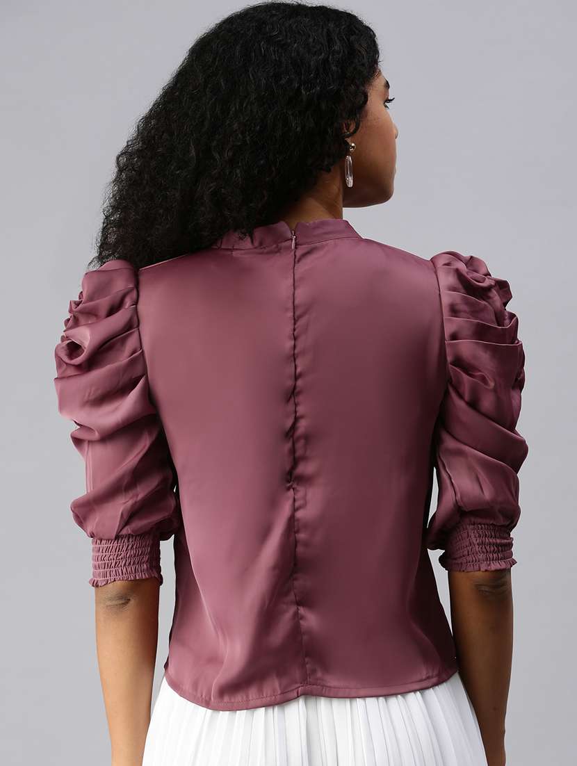 women's layered round neck top - 18337185 -  Standard Image - 2