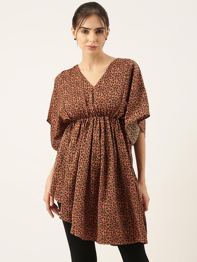 women's asymmetric tie & dye dress - 18337283 - Zoom Image - 0