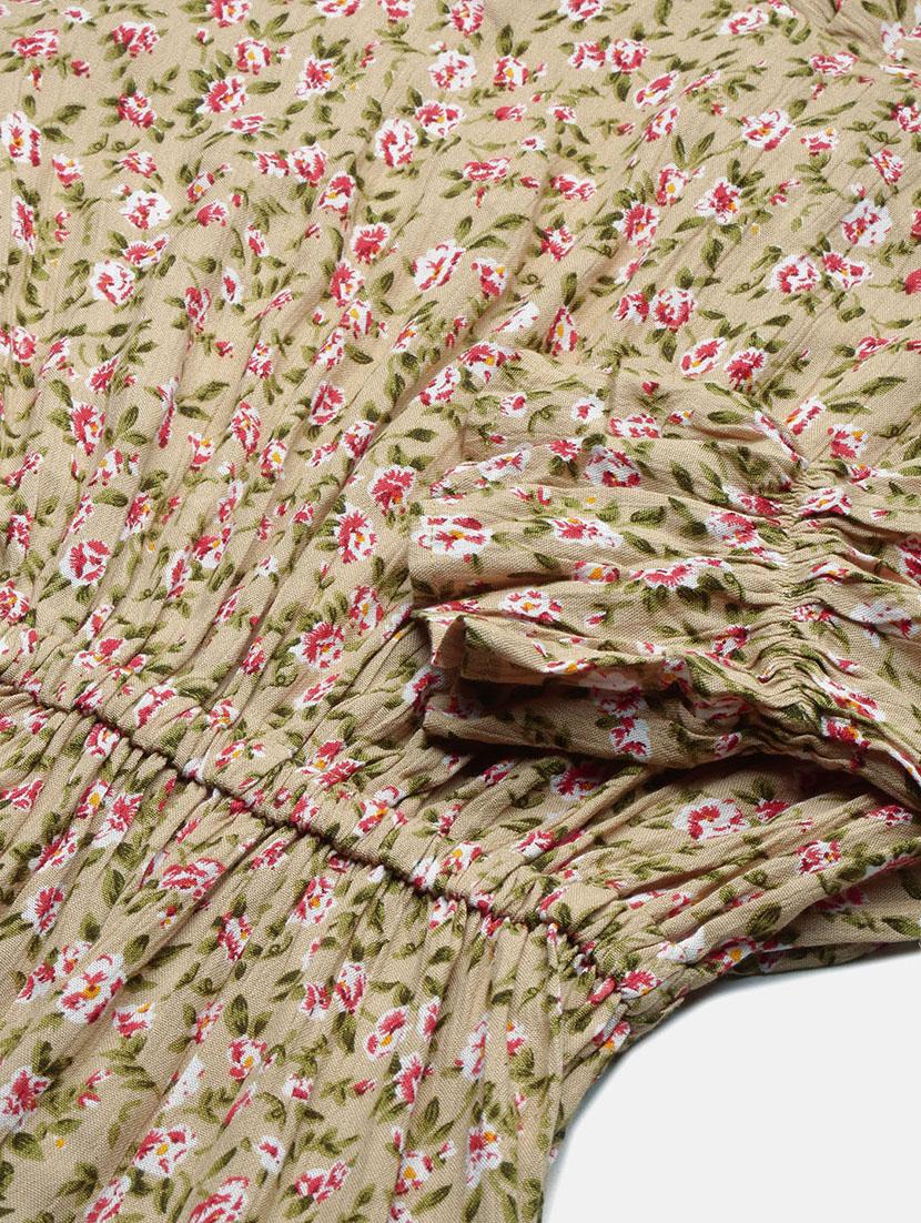 women's asymmetric floral dress - 18337287 - Standard Image - 7
