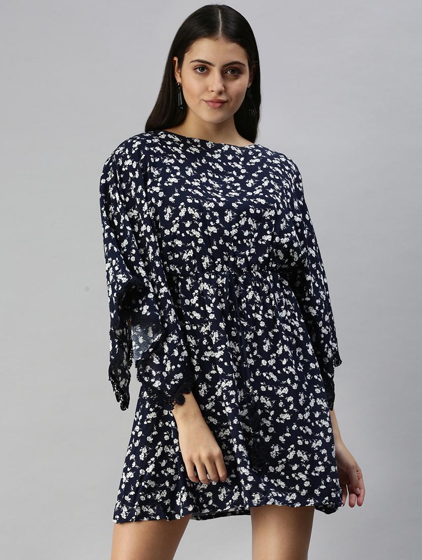 women's fit & flare floral dress - 18337288 -  Zoom Image - 0