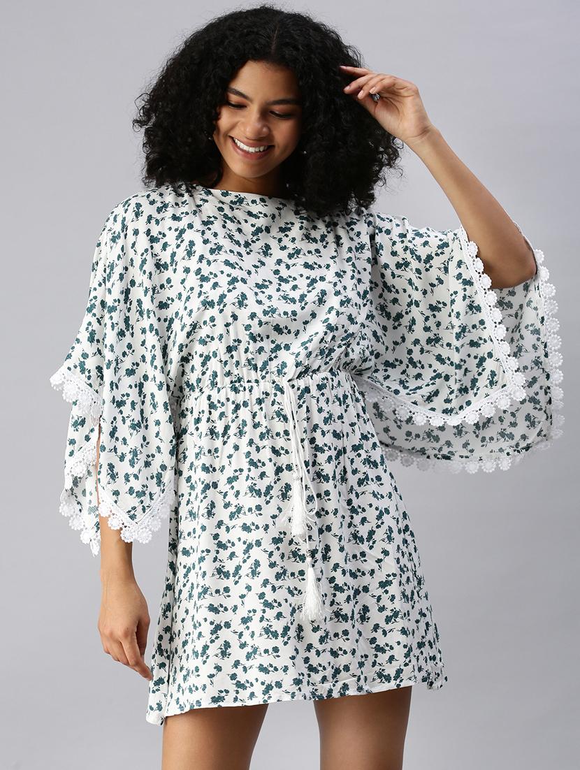 women's fit & flare floral dress - 18337290 - Zoom Image - 0