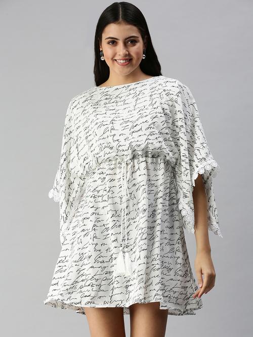 women's geometric dress - 18337296 - Standard Image - 0