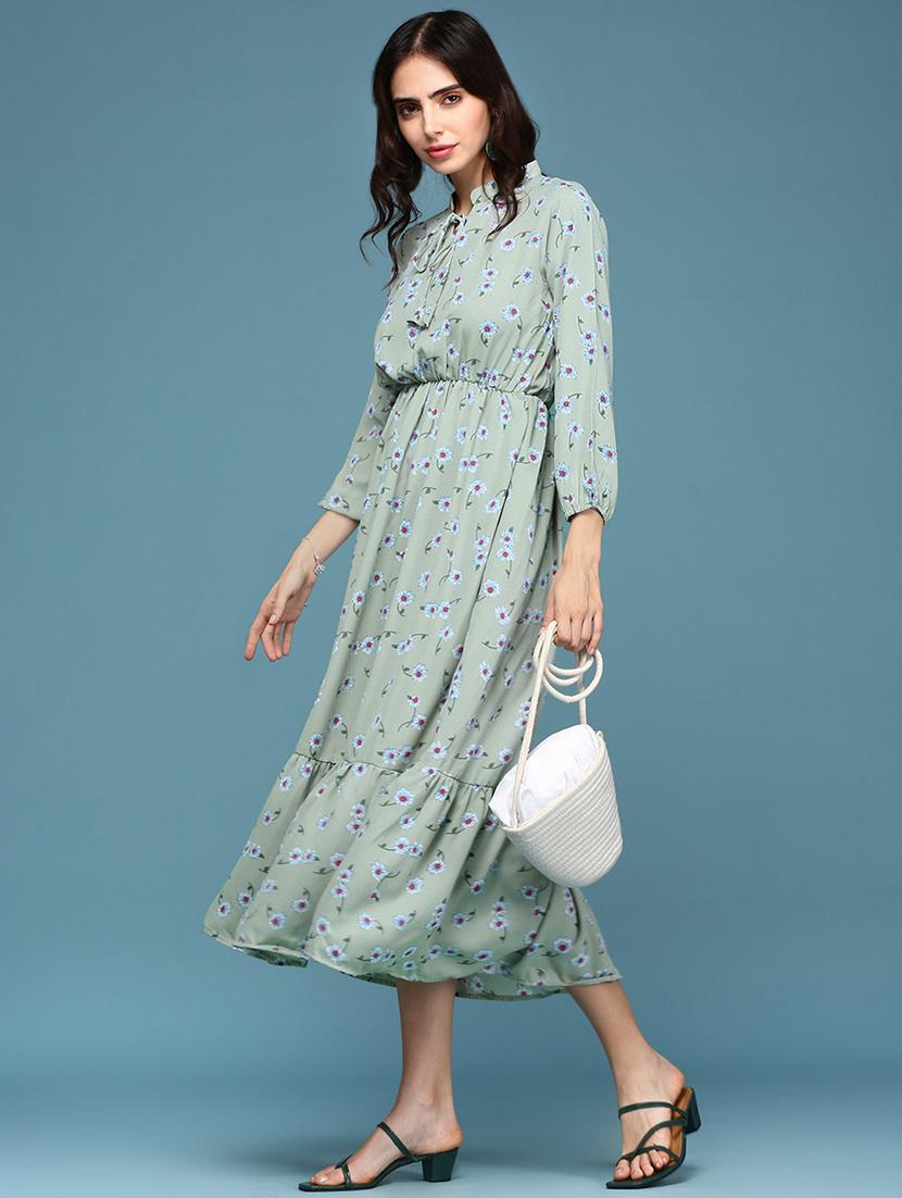 women's tiered dress floral dress - 18337309 - Standard Image - 2