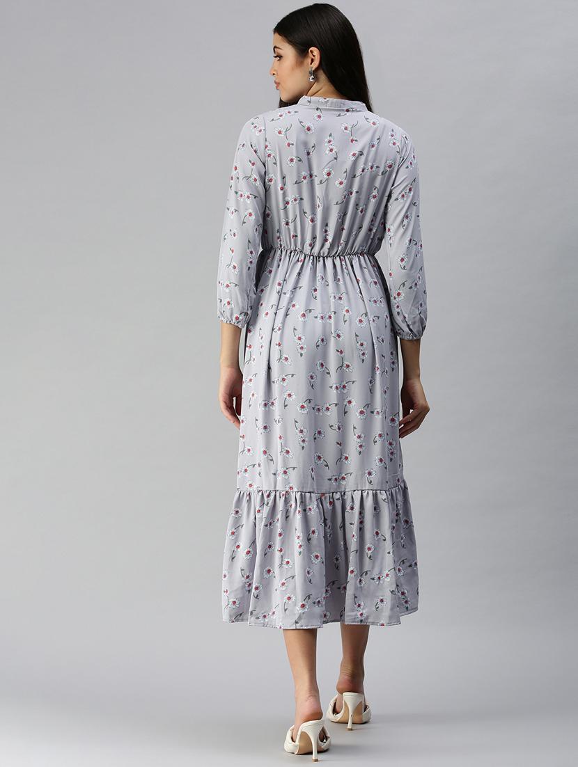 women's tiered dress floral dress - 18337310 - Standard Image - 2