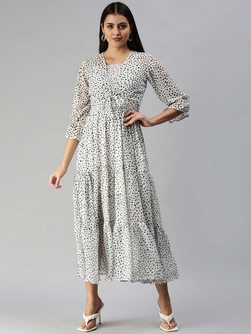 women's fit & flare typography dress