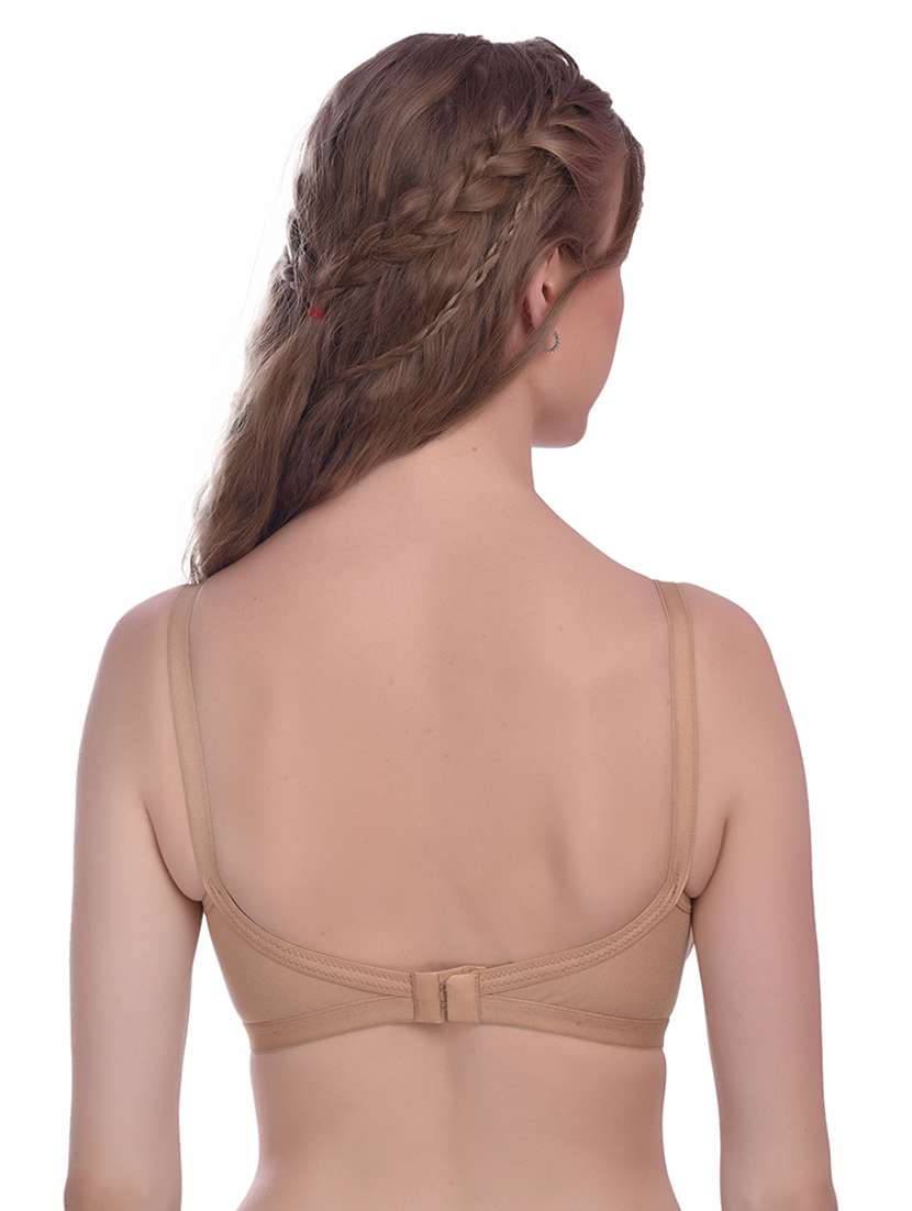 beige solid regular bra - 18339306 - Standard Image - 2