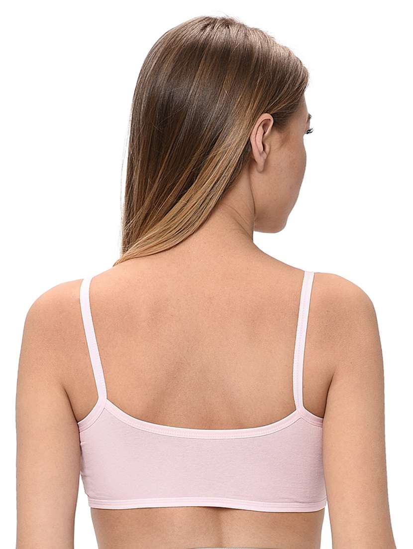 pink solid sports bra - 18339365 -  Standard Image - 2