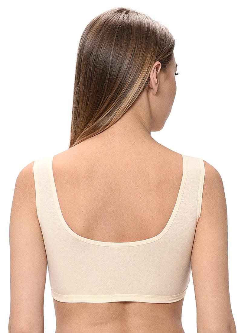yellow solid sports bra - 18339380 - Standard Image - 2
