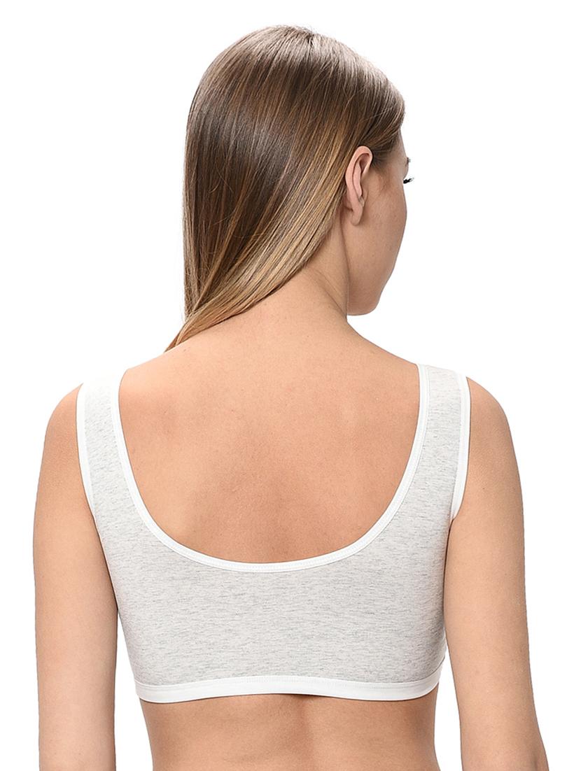 grey solid sports bra - 18339381 - Standard Image - 2