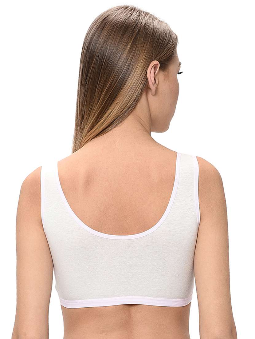 white graphic sports bra - 18339385 -  Standard Image - 2