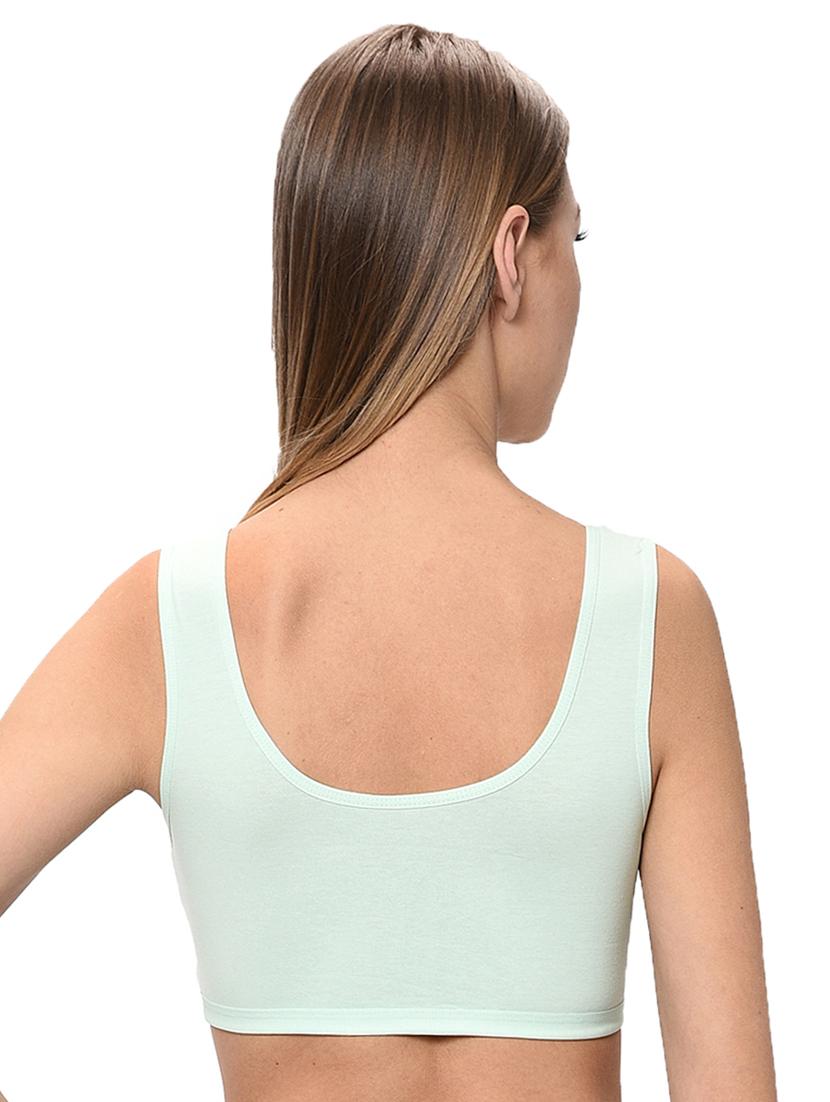 blue solid sports bra - 18339387 - Standard Image - 2