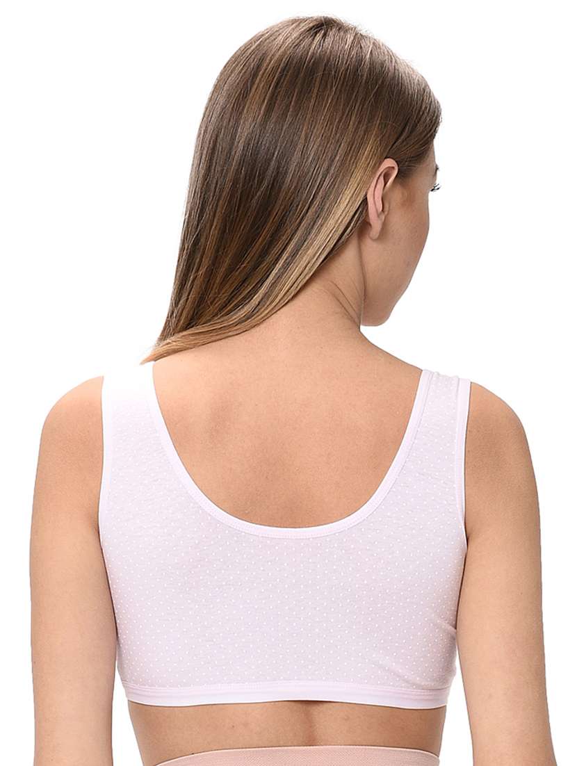 pink printed sports bra - 18339393 -  Standard Image - 2