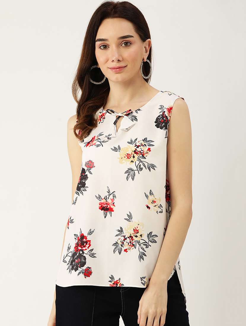 women's a line round neck top