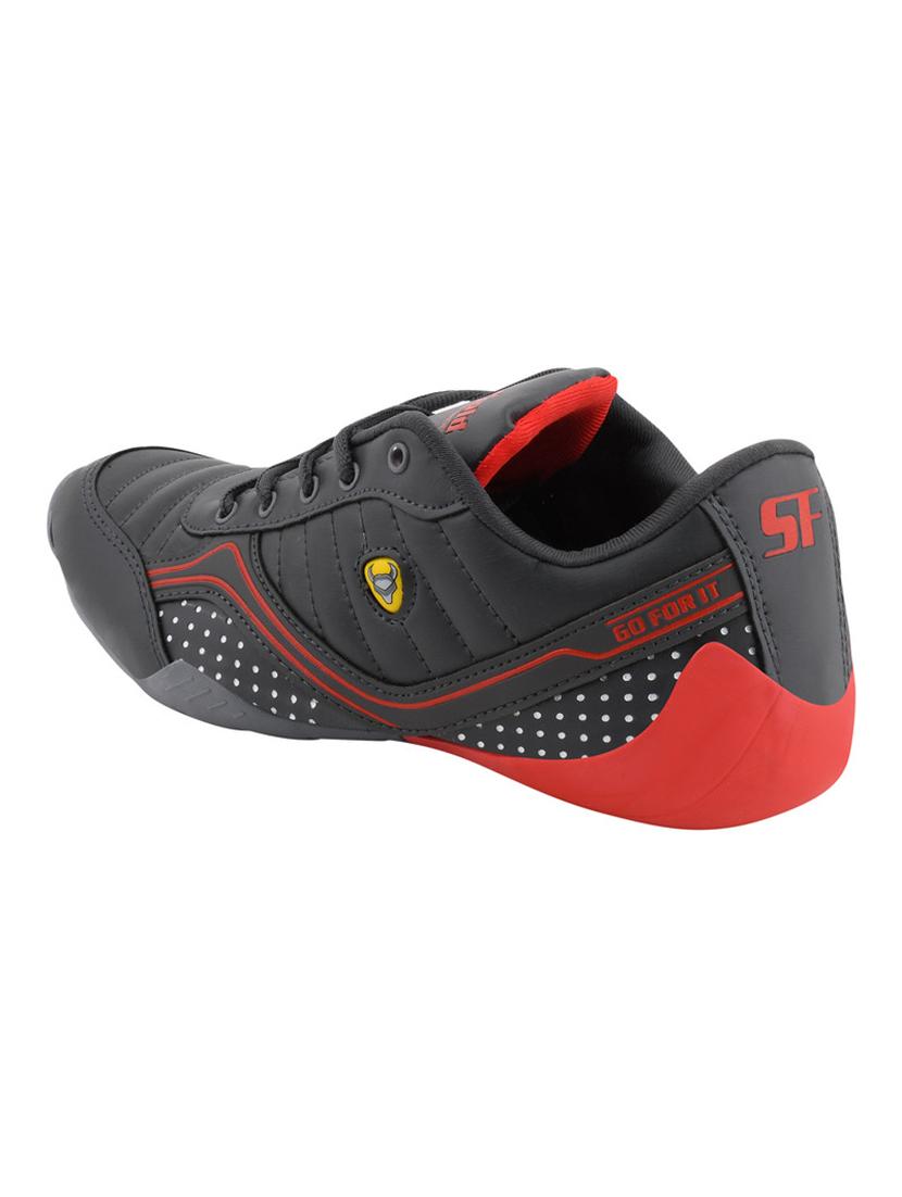 black lace up sport shoes - 18339724 - Standard Image - 2