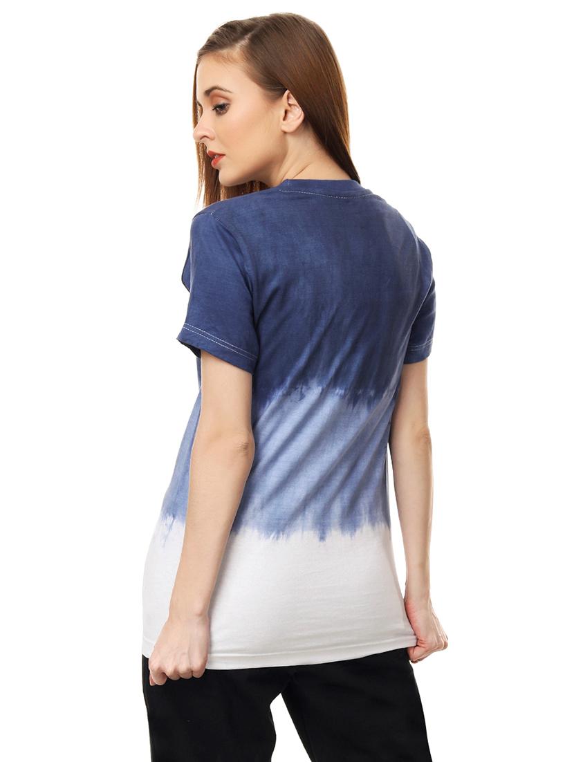 round neck tie & dye regular tee - 18339915 - Standard Image - 2