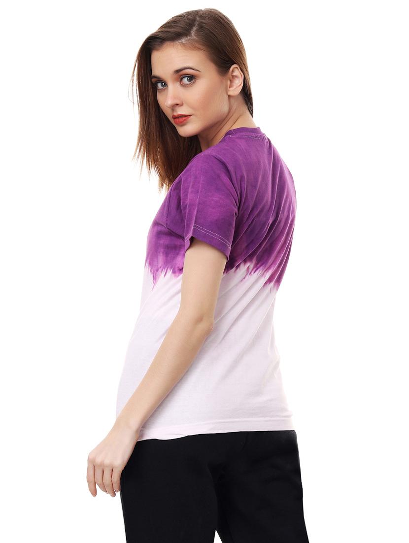 round neck tie & dye regular tee - 18339917 - Standard Image - 2