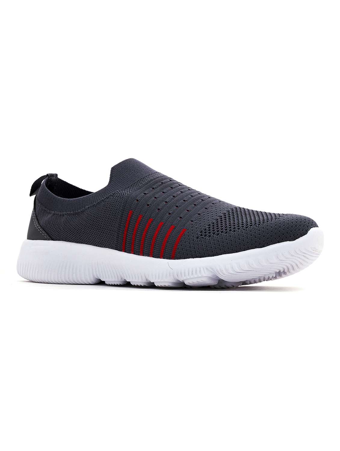 grey slip on sport shoes