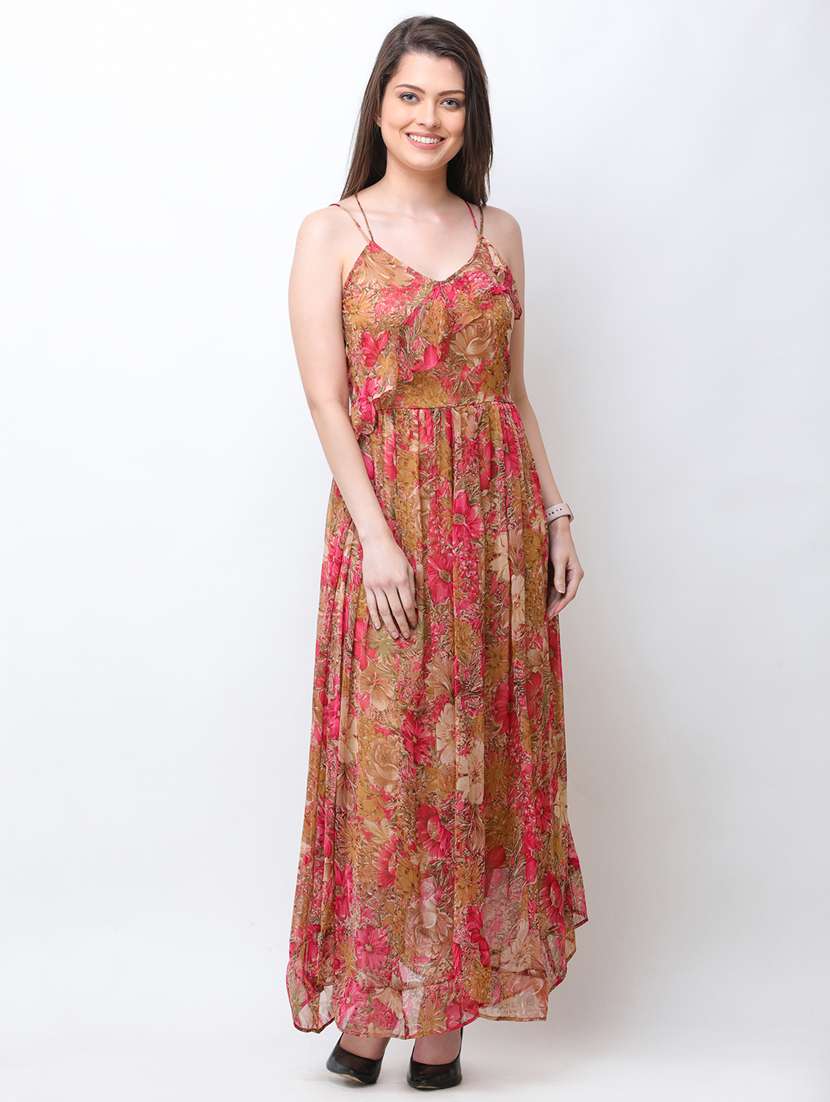 cami neck floral maxi dress - 18341968 -  Standard Image - 2