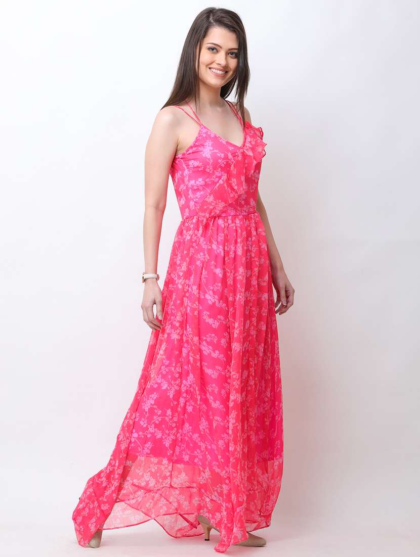 cami neck printed maxi dress - 18341973 -  Standard Image - 2