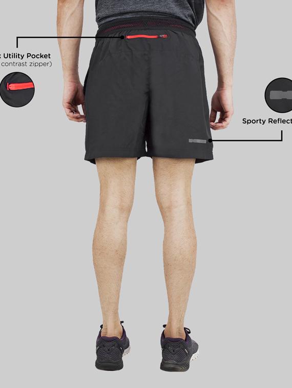 black solid short - 18342121 - Standard Image - 2