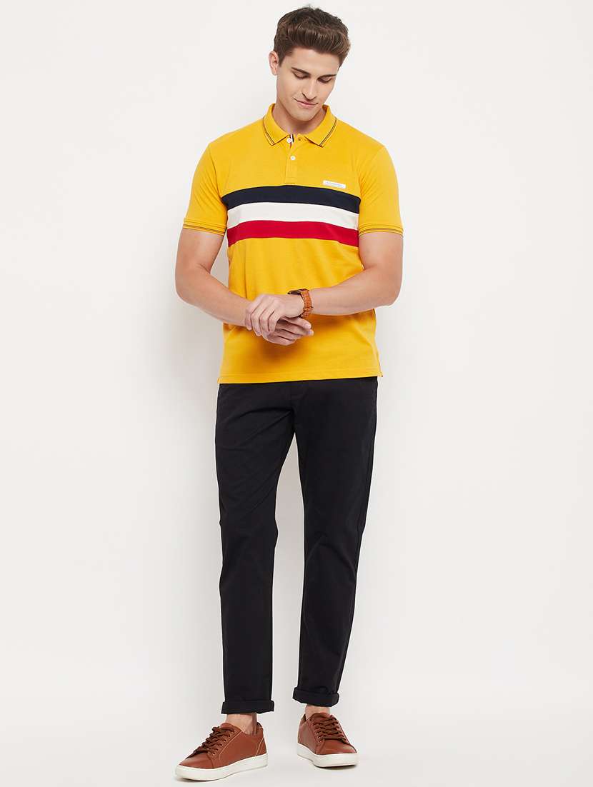 black solid casual trouser - 18344678 -  Standard Image - 2