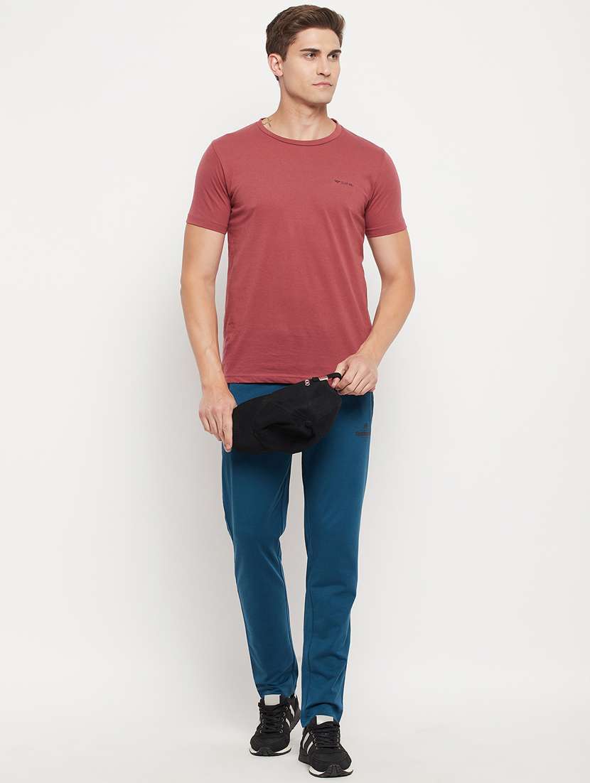 blue solid track pant - 18344693 -  Standard Image - 2